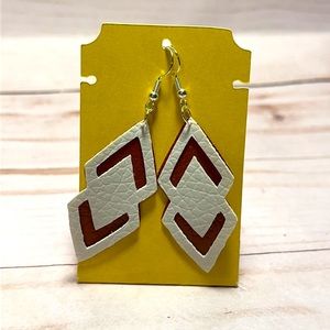 Triple diamond earrings!